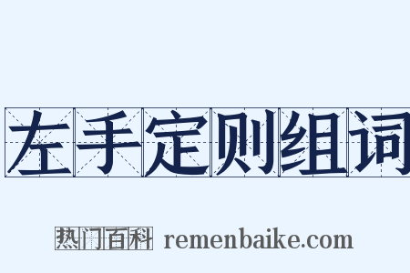 左手定则组词是什么意思的图片